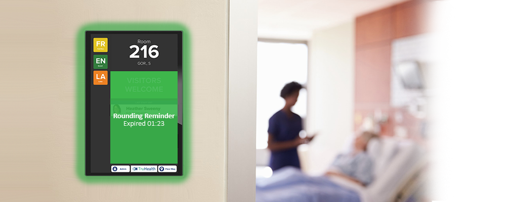 When a workflow reminder expires, it will display on the whiteboard and illuminate the LEDs around the perimeter
