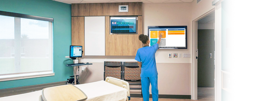 Staff can keep track of all their reminders and request directly from the digital hospital whiteboards
