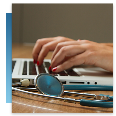 picture of doctor with tablet