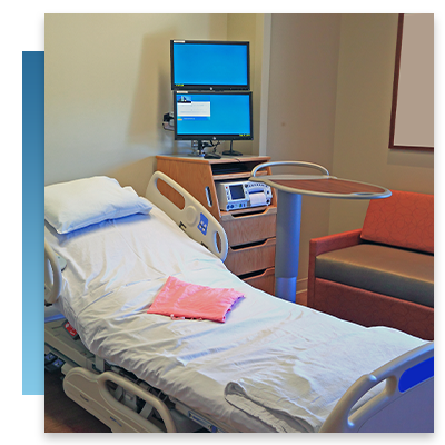Image of a hospital room