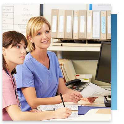 Image of a nurses station