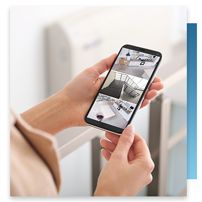 Remote monitoring on a phone