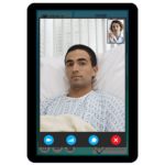 hallway whiteboard, telehealth, save PPE, staff workflow, clinician workflow