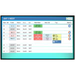 nurse station whiteboard, digital whiteboard, unit whiteboard, staff digital whiteboard