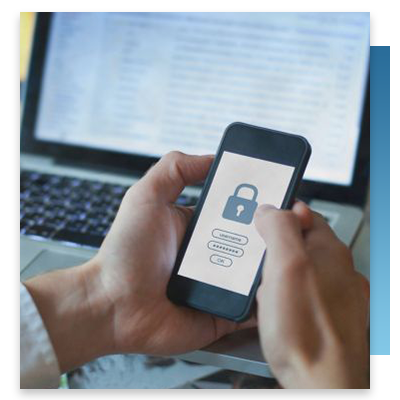 Secure login on a phone