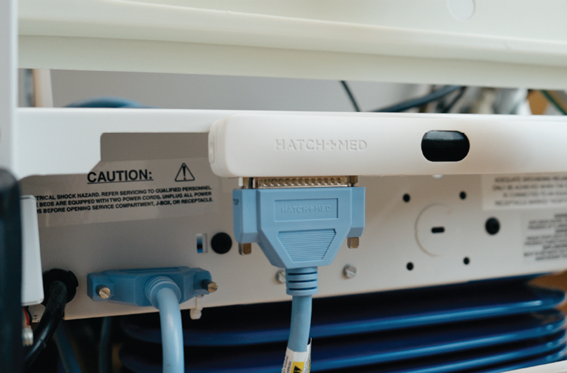 hatch med blue jack wireless hospital bed connection